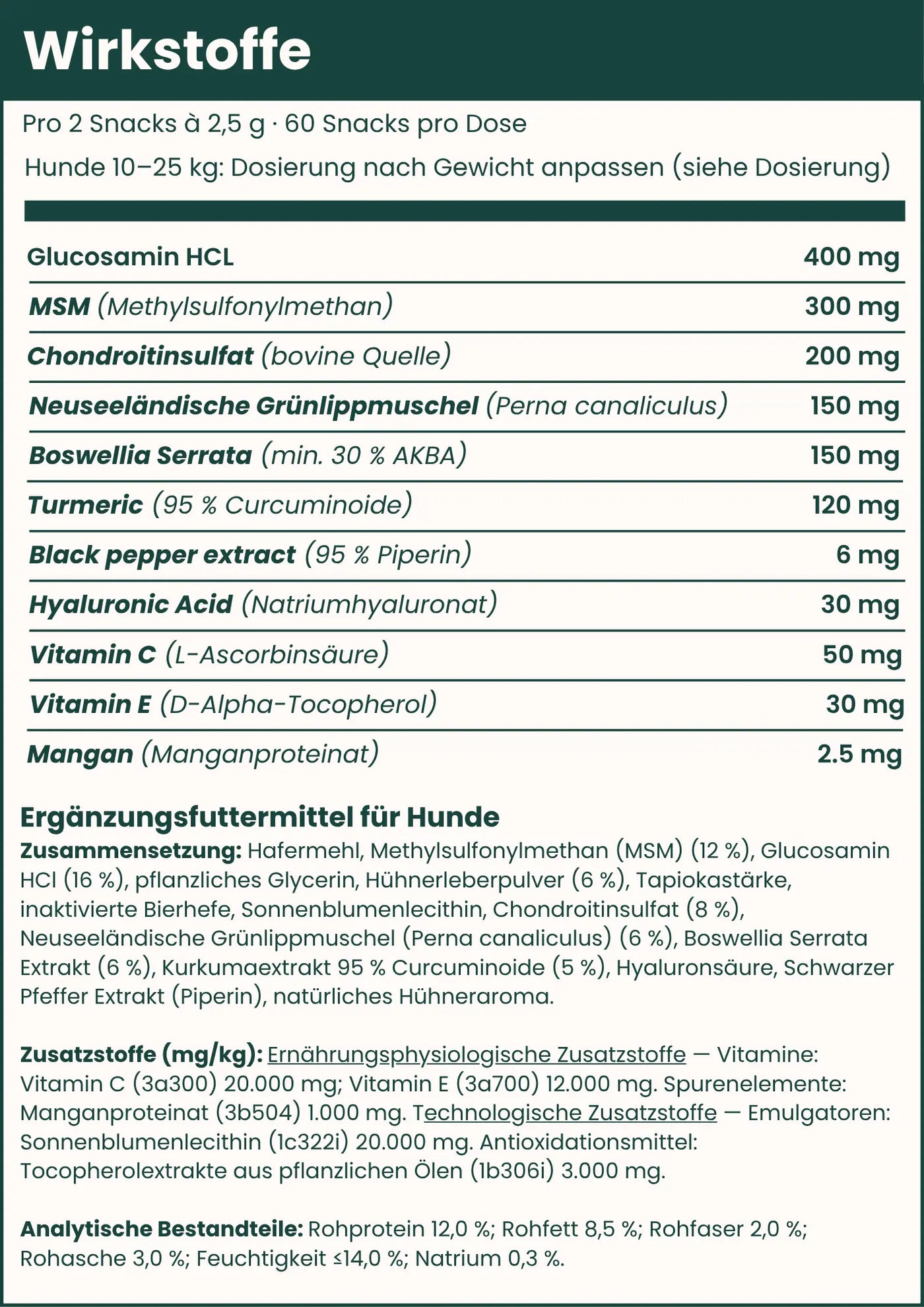 Composition complète