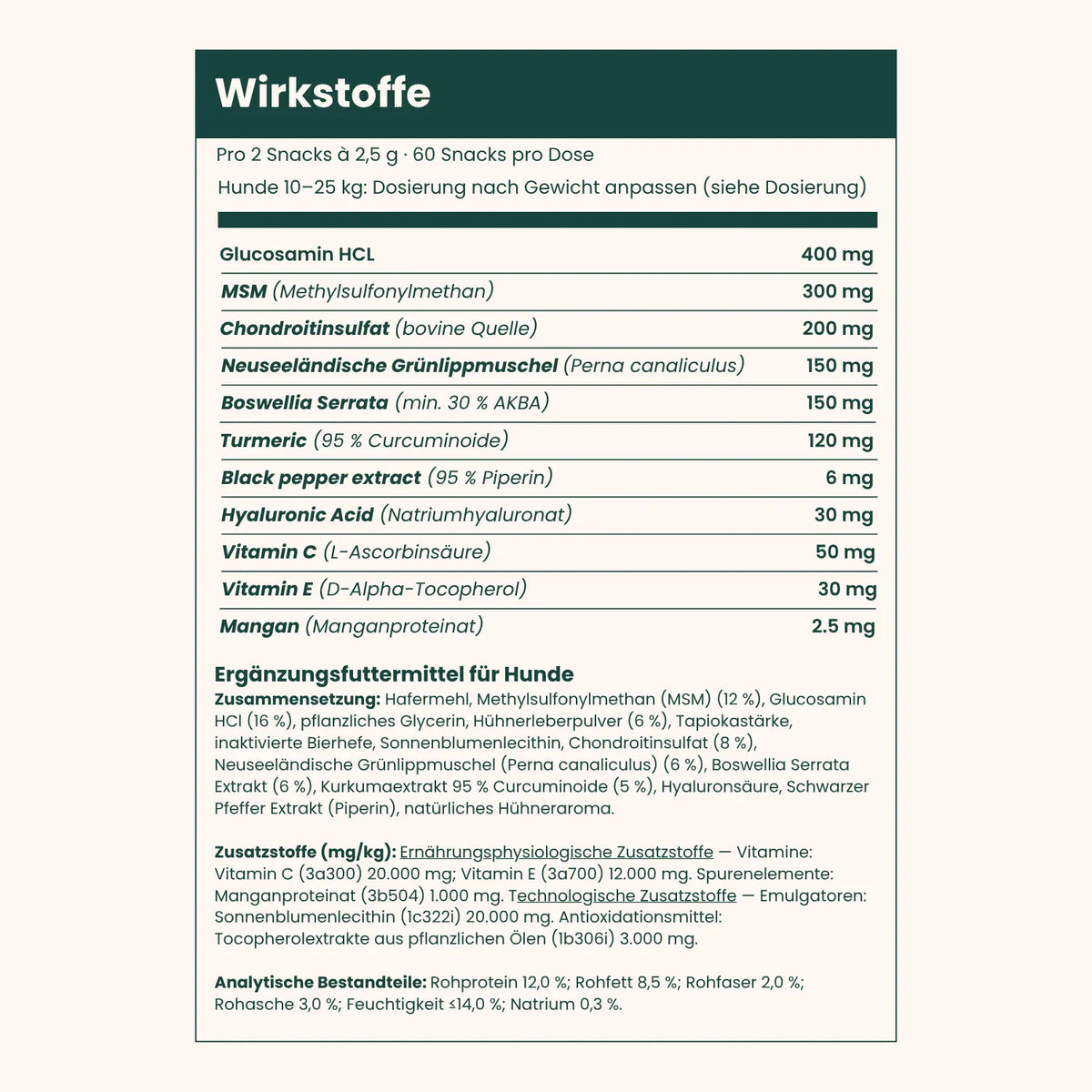 Gelenk & Hüfte Snacks